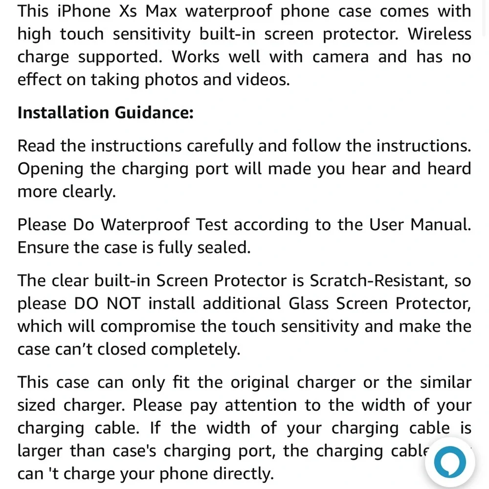Spidercase waterproof case for iPhone XS Max - NWT